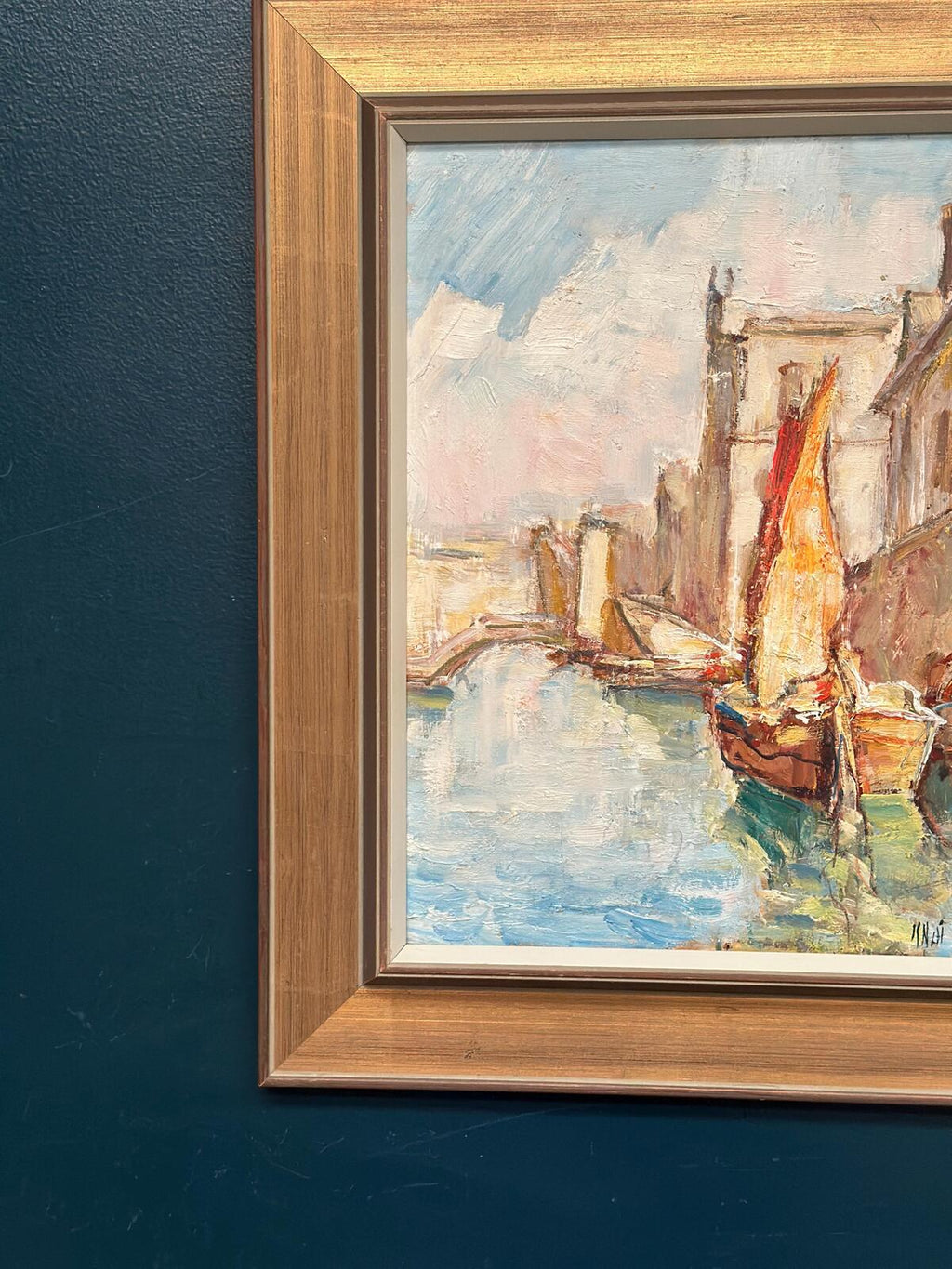 “Motif with Boats” by Knut Norman