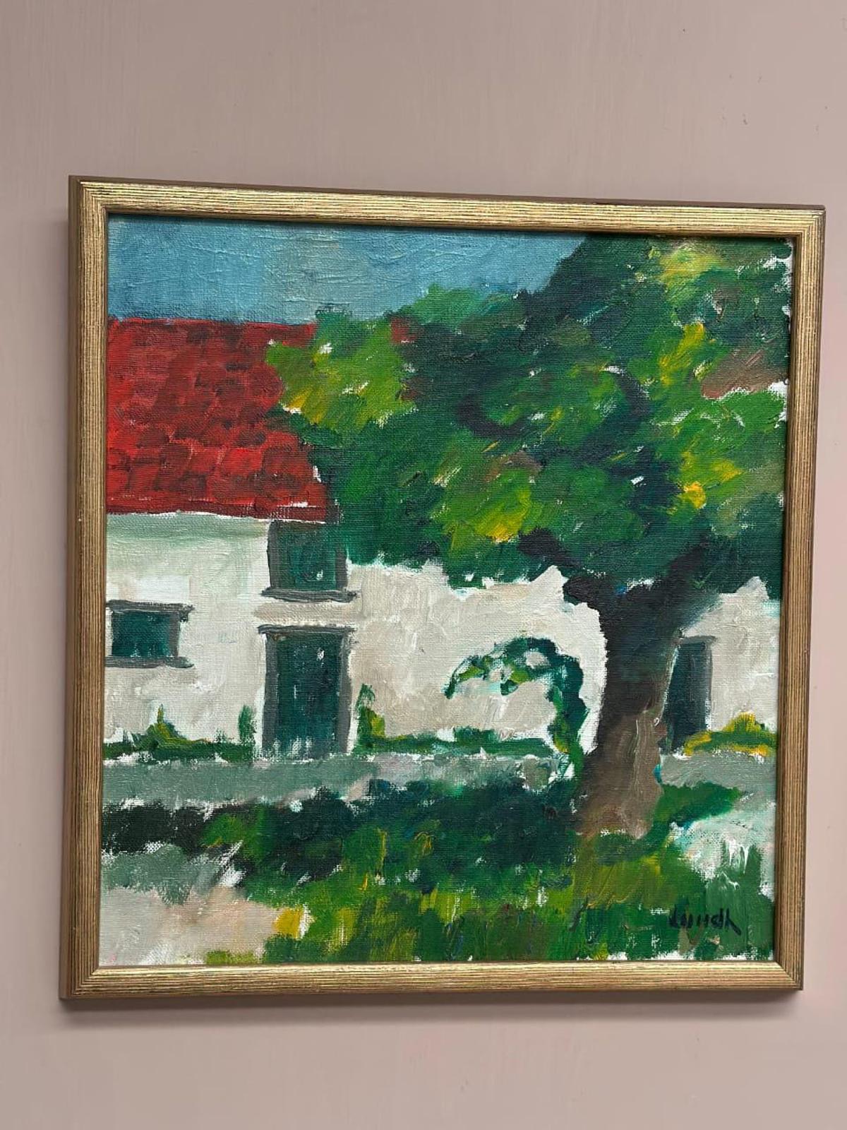 “Tree by House” by Karl Bertil Lundh