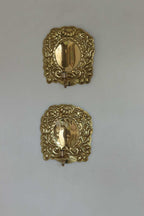 Pair of Mid-Century Swedish Brass Sconces
