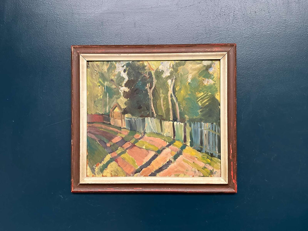 “Landscape with Fence” by Bajo