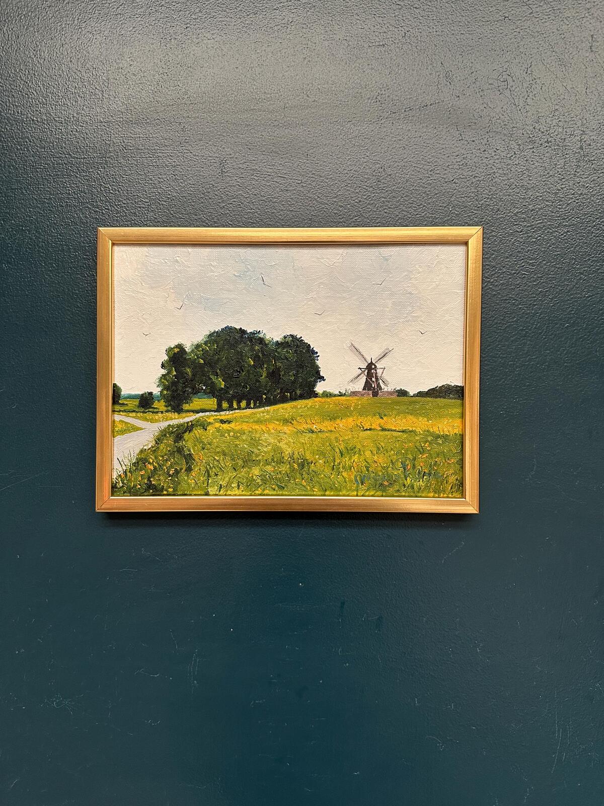 “Landscape with Windmill” by Mischa Rosic