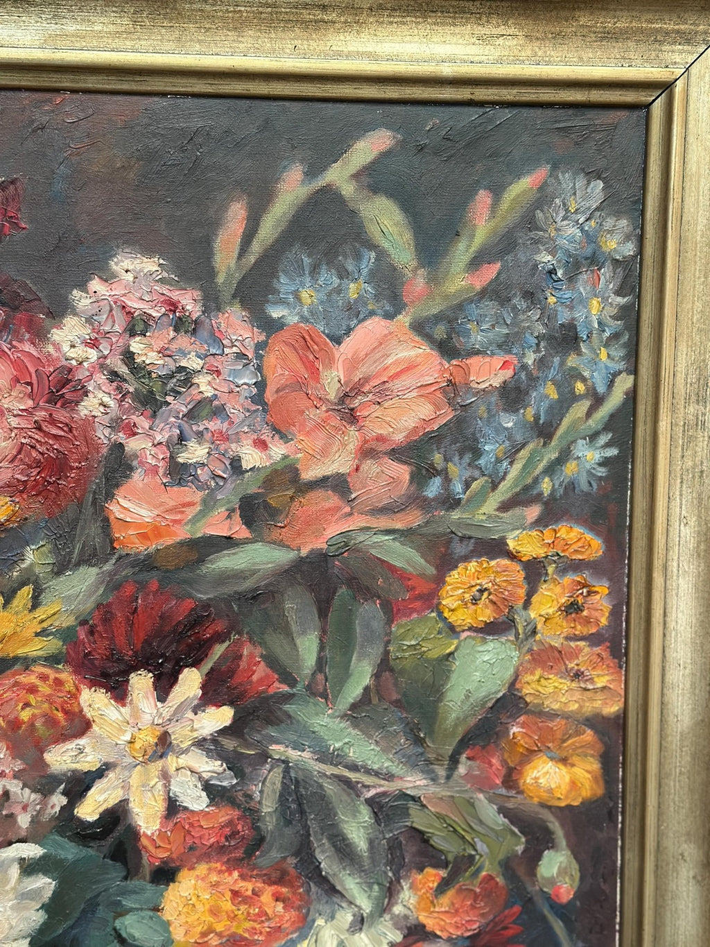 “Still Life with Flowers” by F. Wiegand