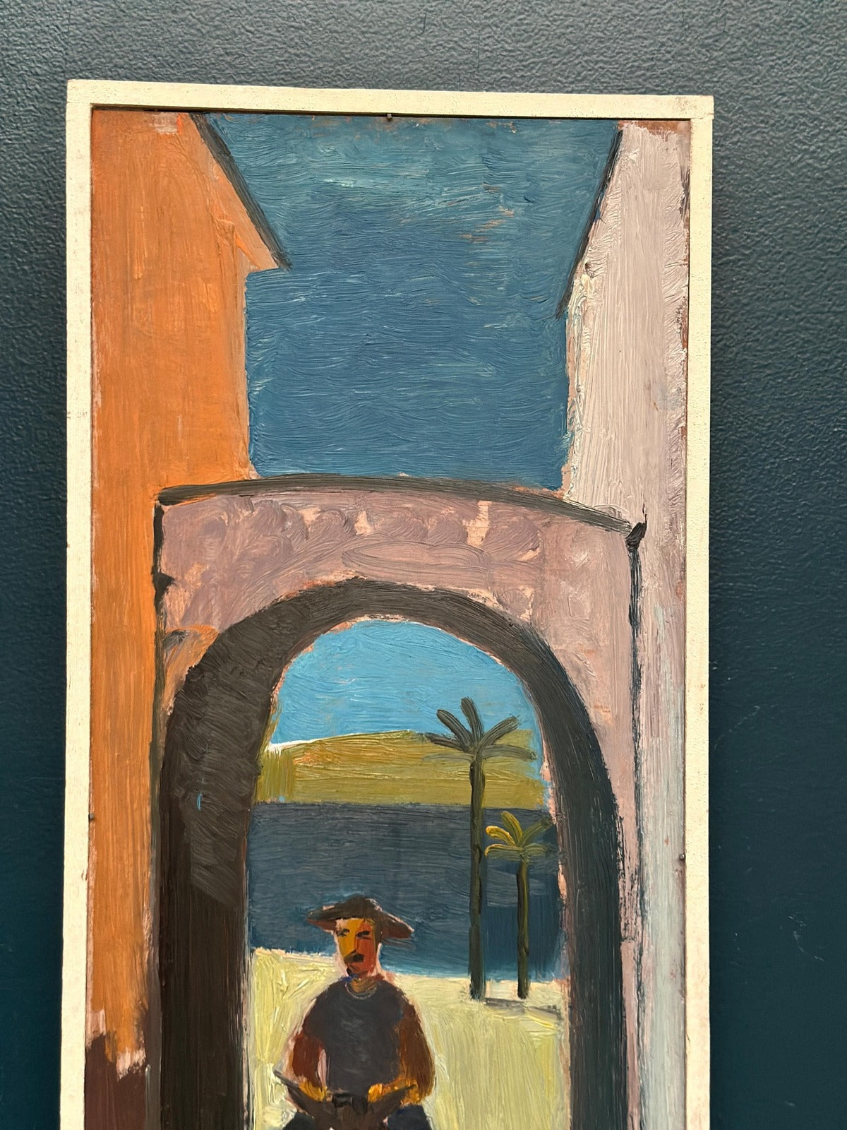 “Man Riding a Donkey” by Harry Sahlin
