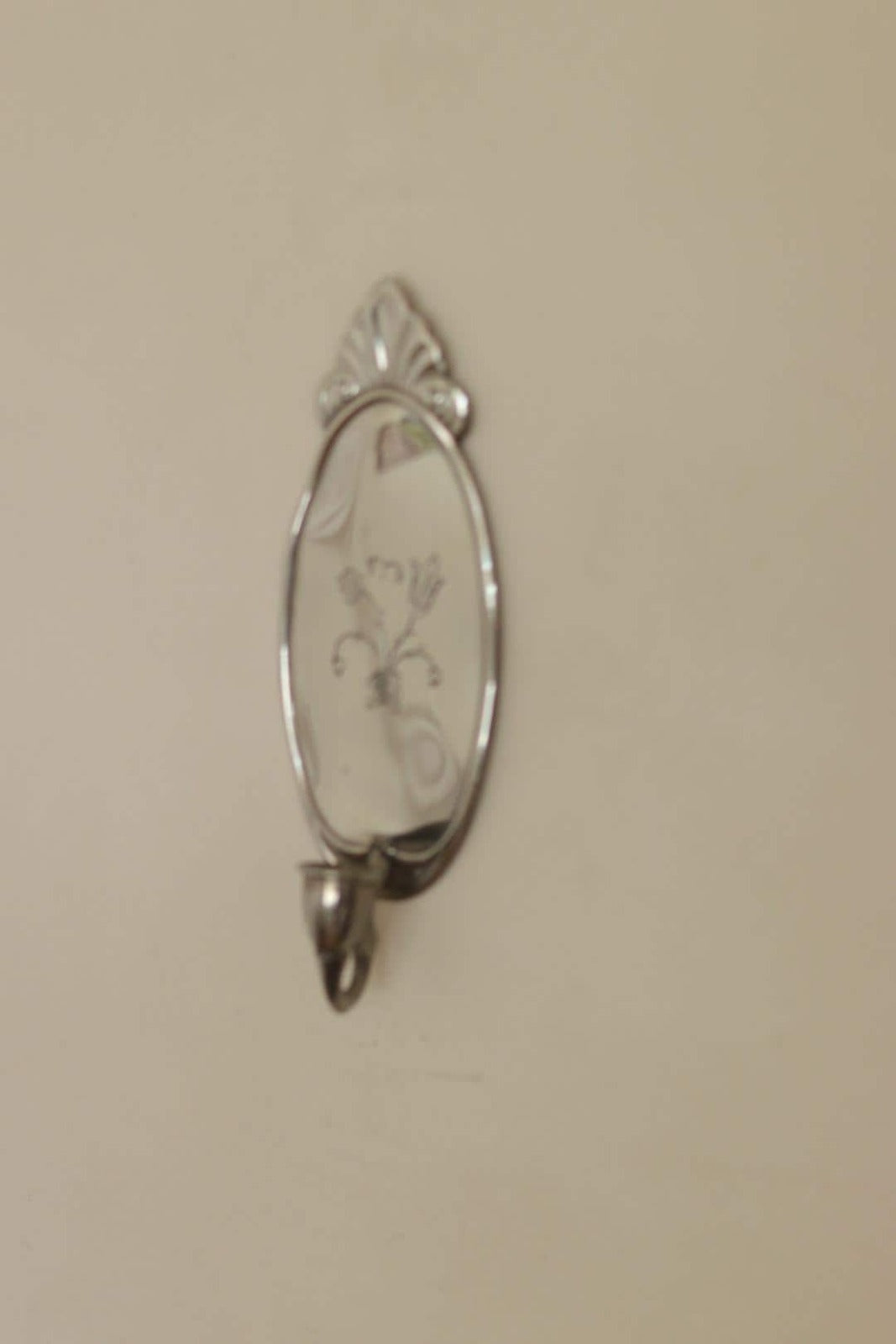 Pair of Mid Century Swedish Pewter Sconces with Mirror by Svenskt - Tenn