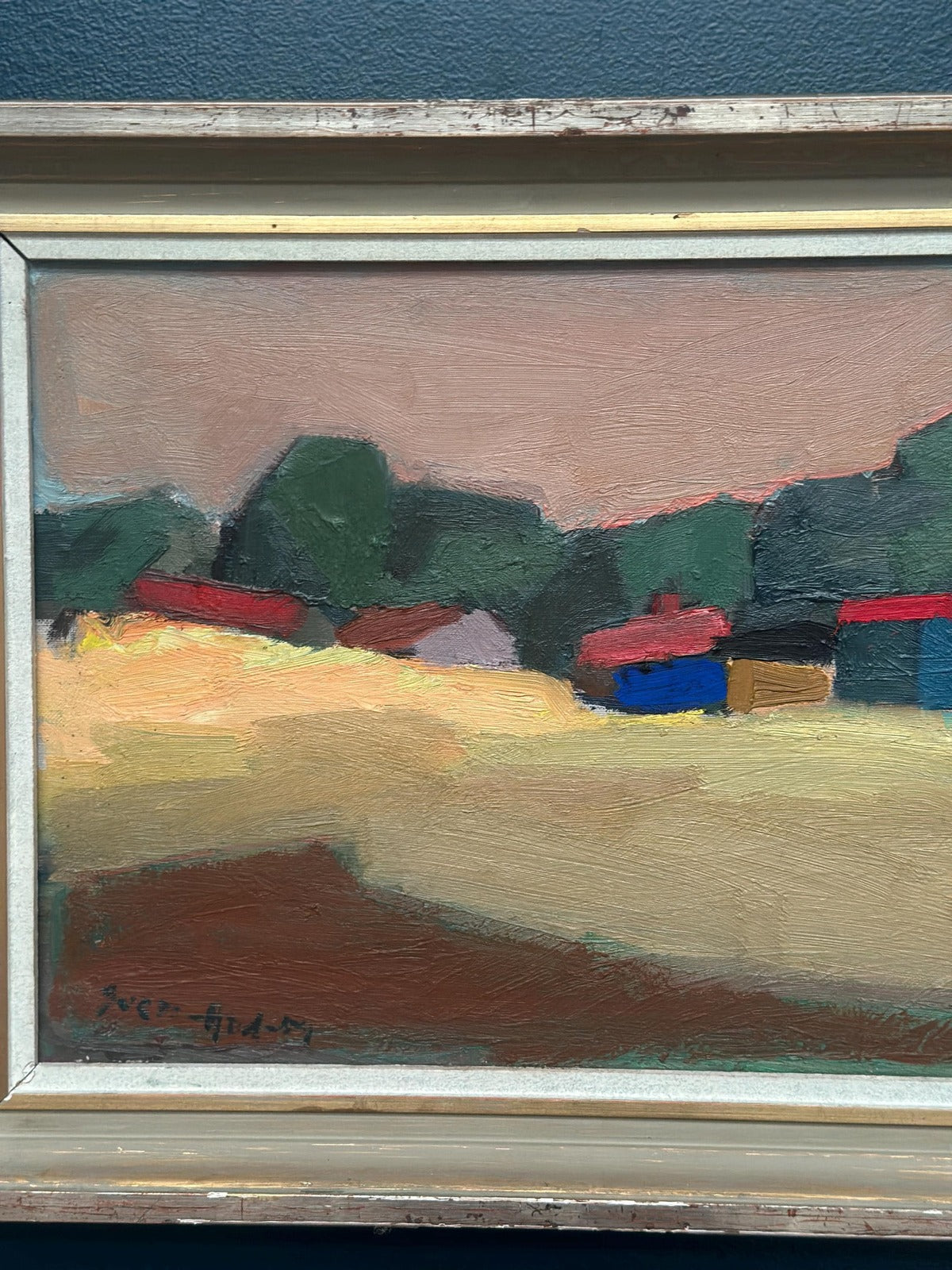 “Huts with Red Roofs” by Sven Andersson
