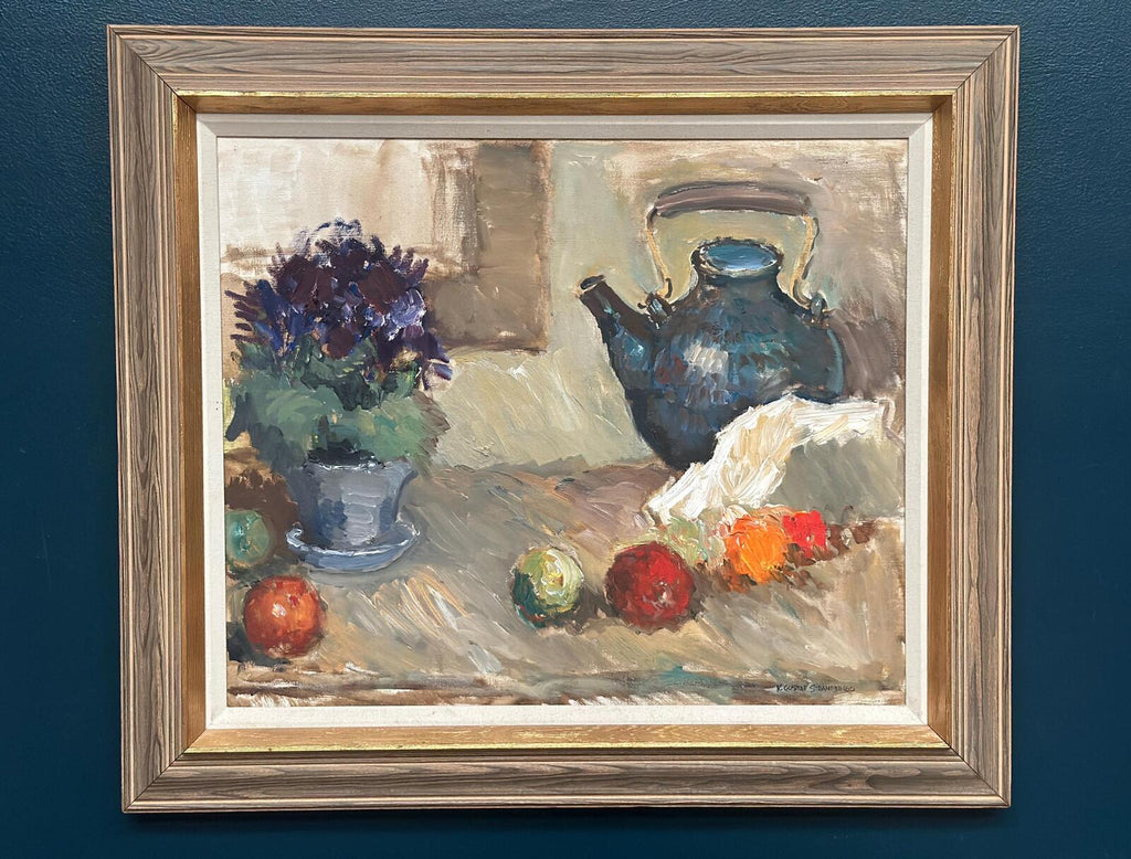 “Still Life with Kettle” by Karl Gustav Strandberg
