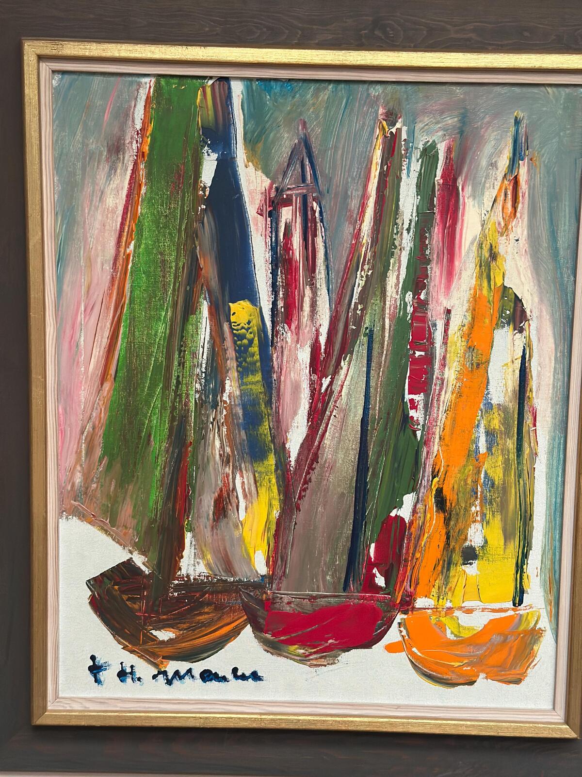 “Sailboats” by Helmut Mantel
