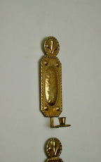 Pair of Mid Century Swedish Brass Sconces