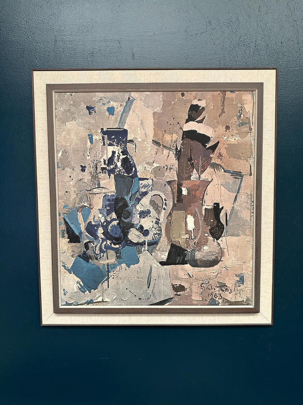“Still Life with Blue Vase” by Gojmir Anton Kos