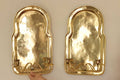 Pair Of Mid Century Swedish Brass Sconces