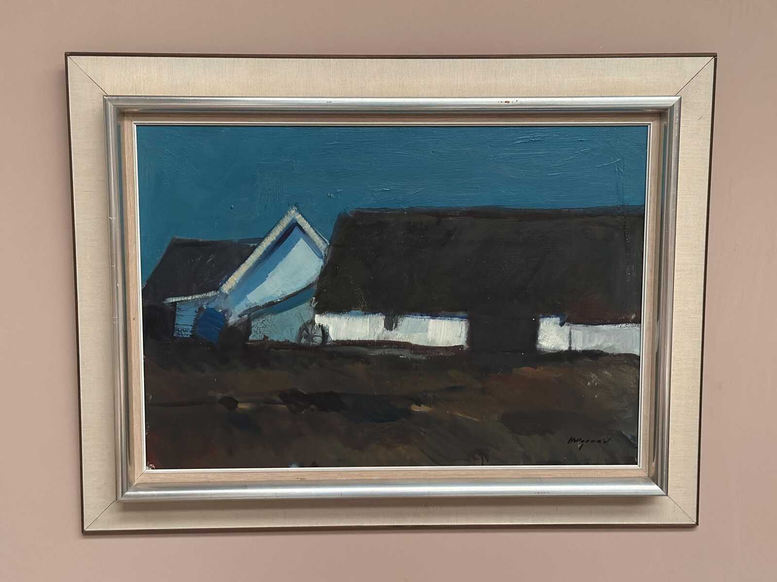 “Bondgård i landskapet” by Bengt Hillgrund