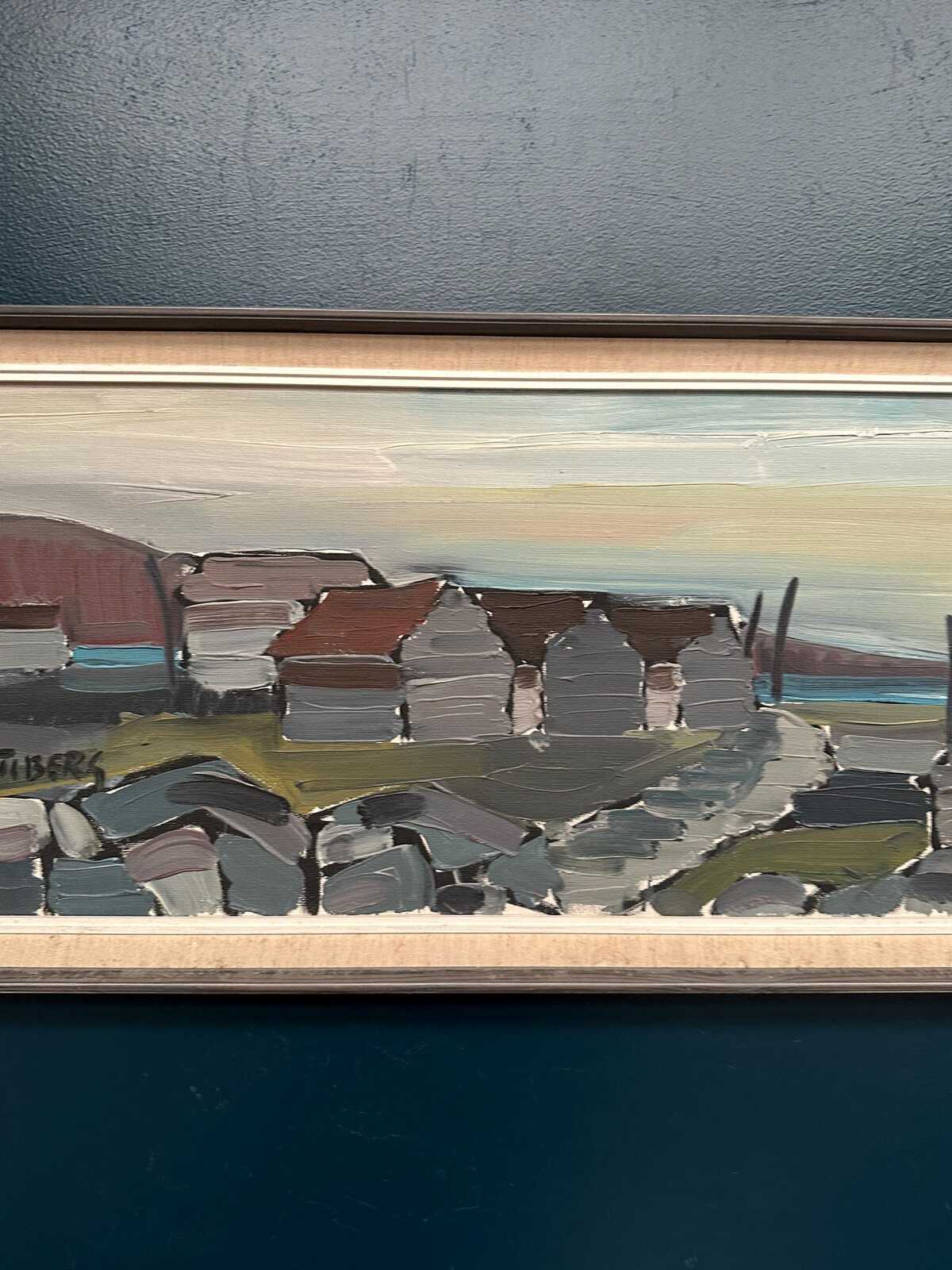 “Coastal Village” by Bo Sjöberg