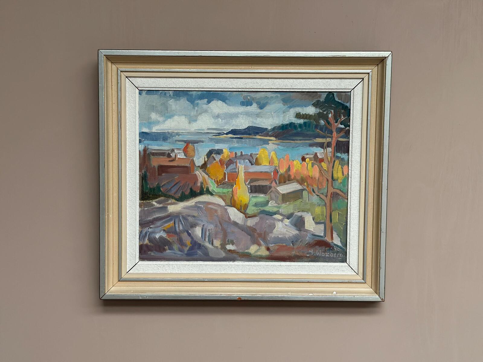 “Autumn Landscape” by J. Woxberg