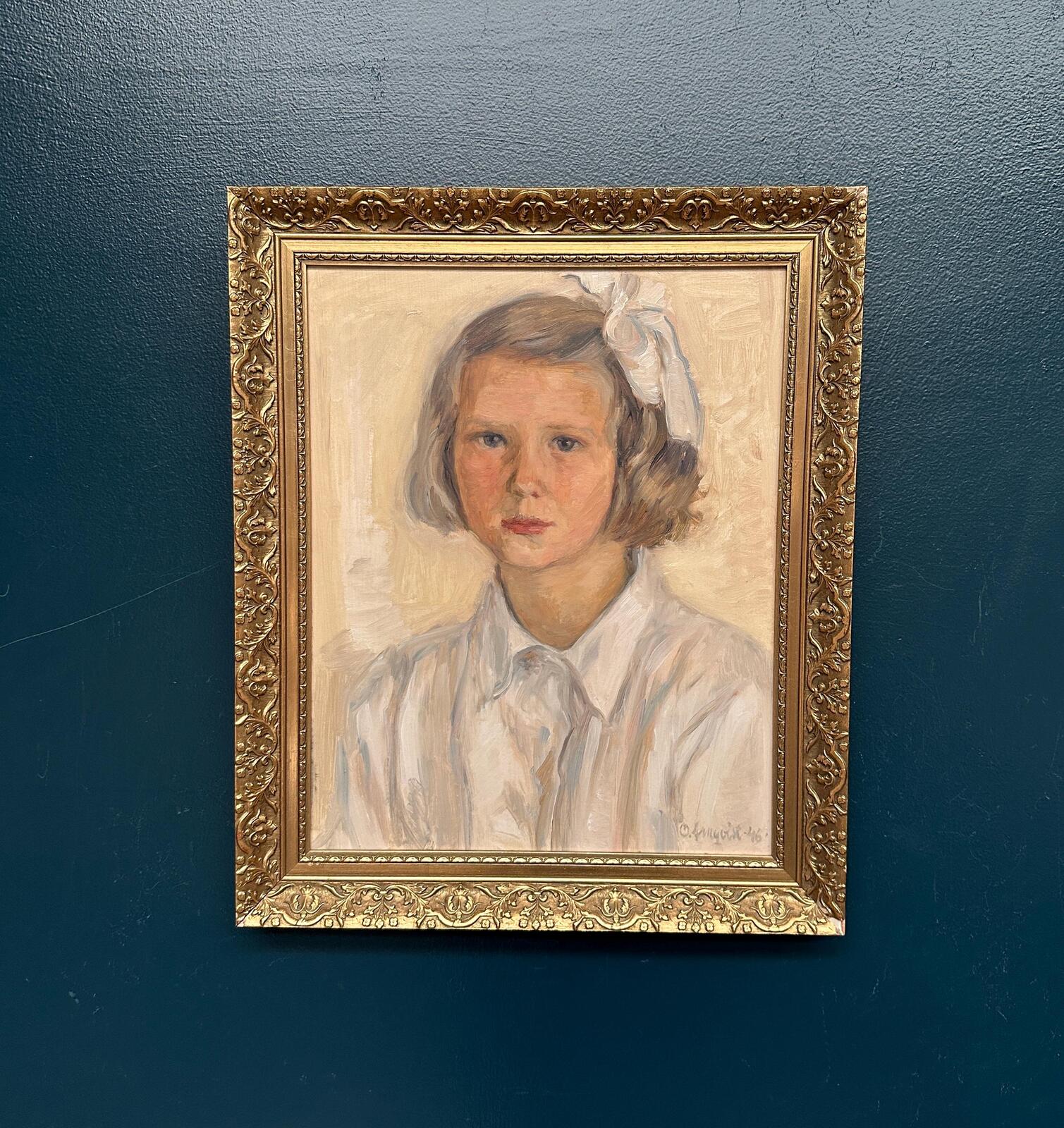 “Portrait of a Girl” by P. O. Linquist