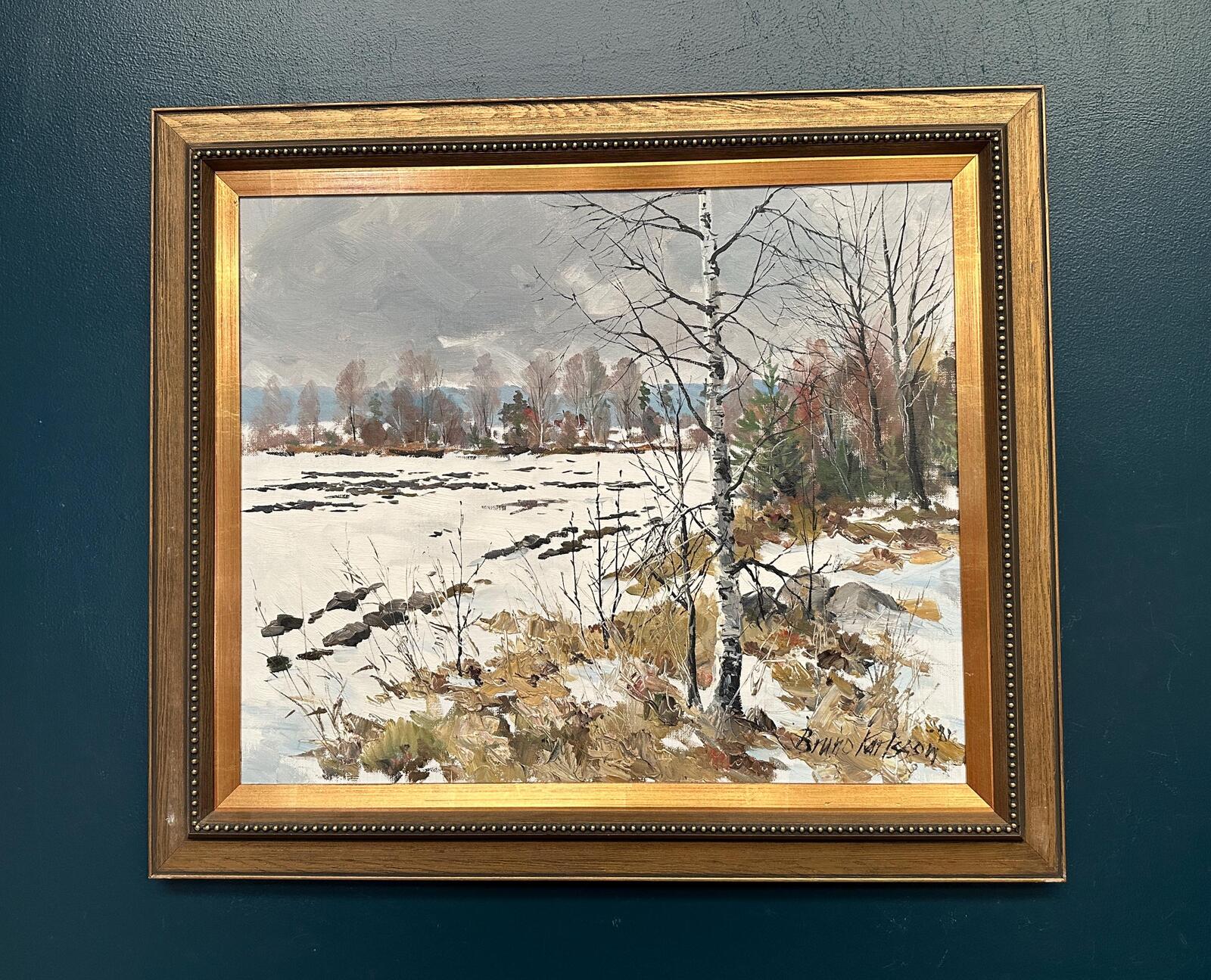 “Landscape” by Gösta Bruno Karlsson (1927–2020)