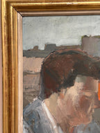 “Figure in Profile” by Sigrid Aminoff Oxenstierna 1974