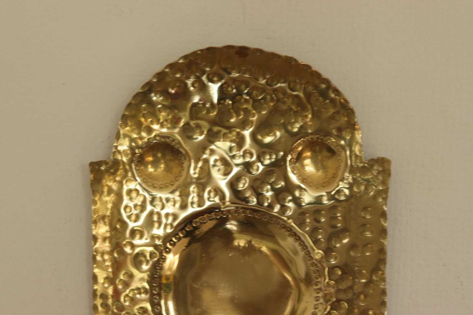 Pair Of Mid Century Swedish Brass Sconces