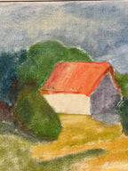 “Landscape with Barns” by Ulla Jansson
