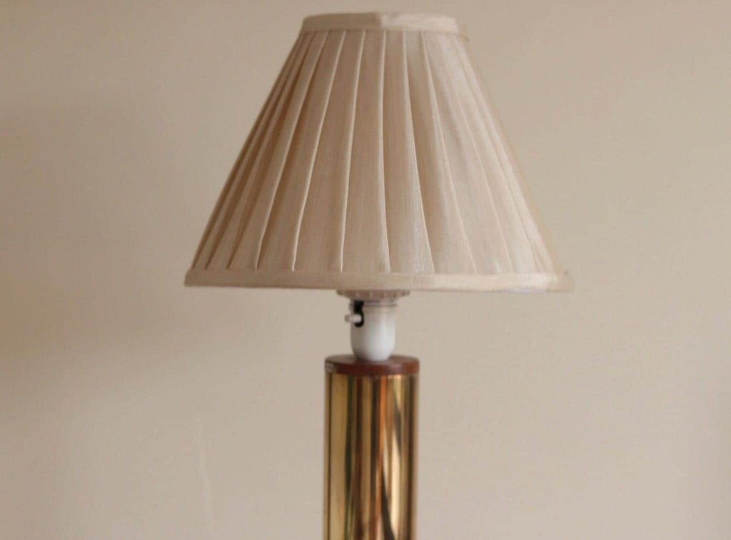 Large Vintage Brass Table Lamp