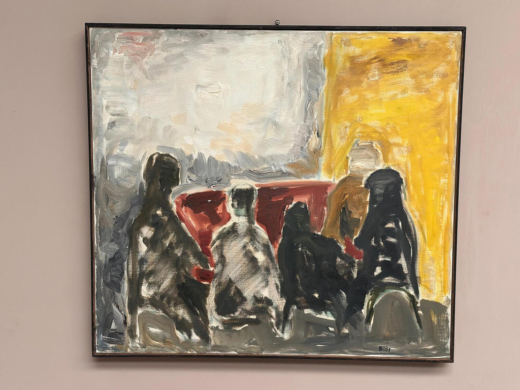 “Figure Composition” by Max Bilde (1919–2011)