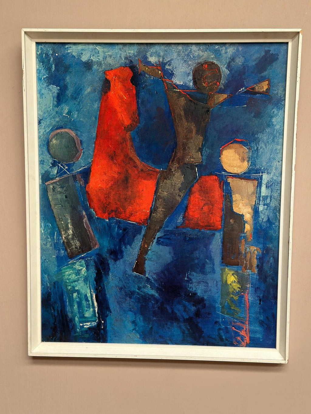 “PRÆSENTATION I BLÅT” by Marino Marini