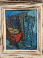 “Still Life with Jugs & Fruits” by Stig Thiderman