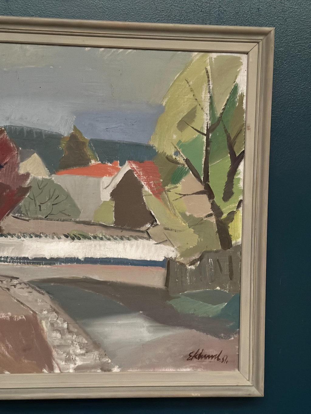 “Landscape” by Bengt Eklund (1916–1989)