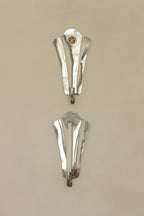 Pair Of Mid Century Swedish Pewter Sconces