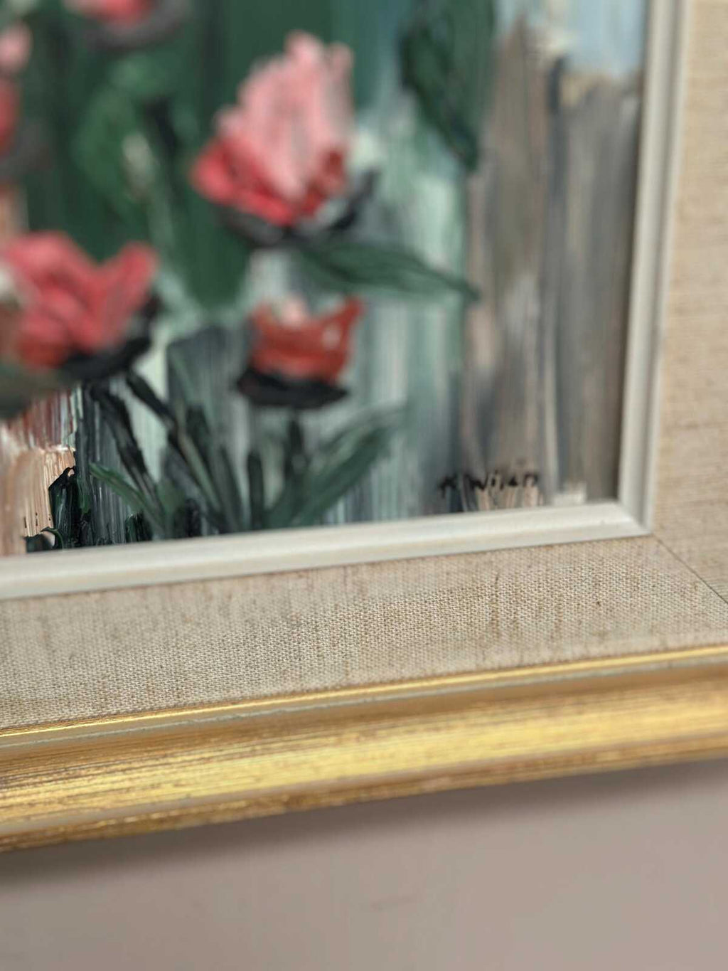 “Floral Impasto” by A. Wilén