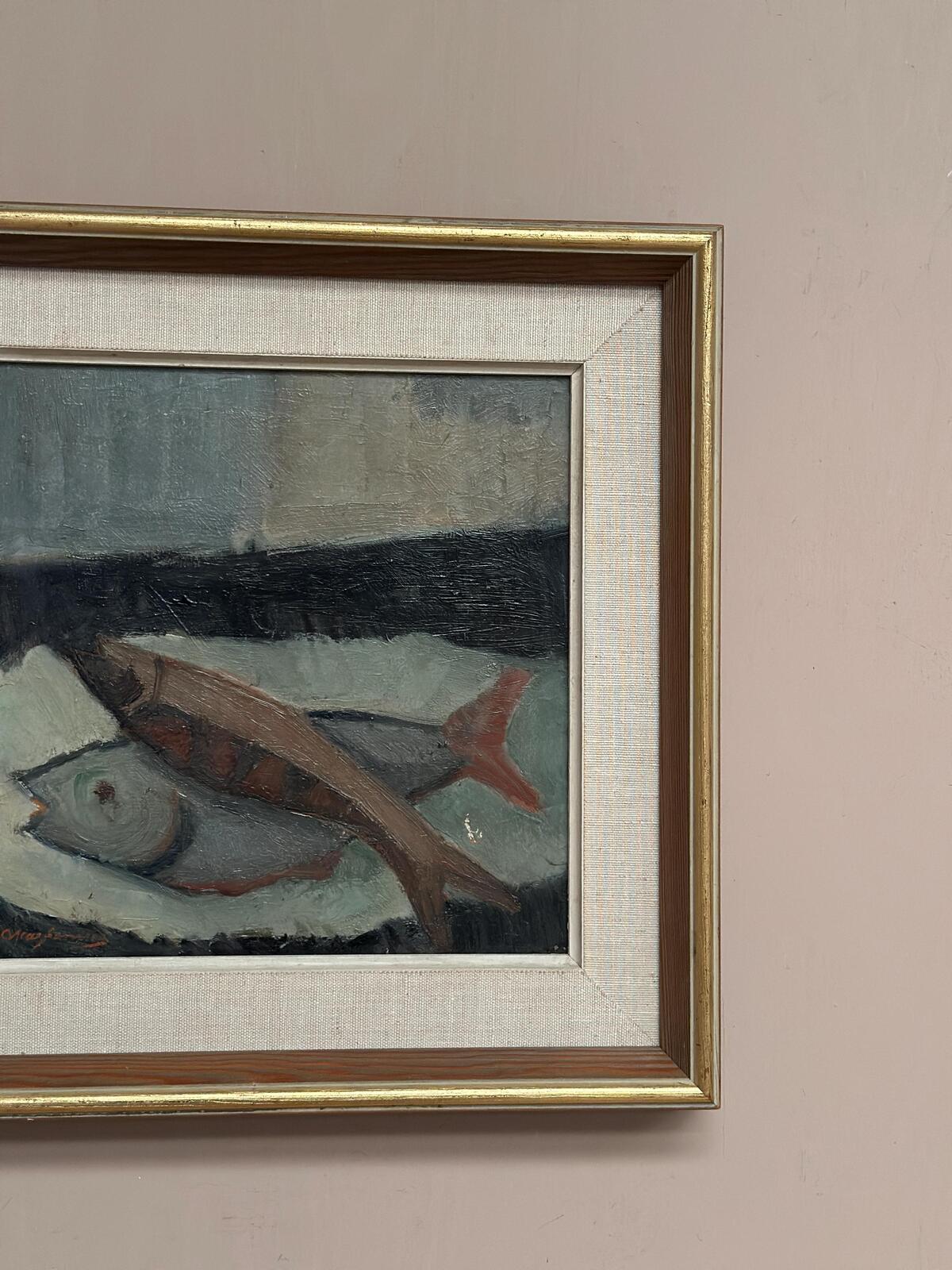 “Still Life with Fish” by Oscar Jonsson