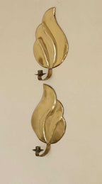 Pair Of Mid Century Swedish Brass Sconces