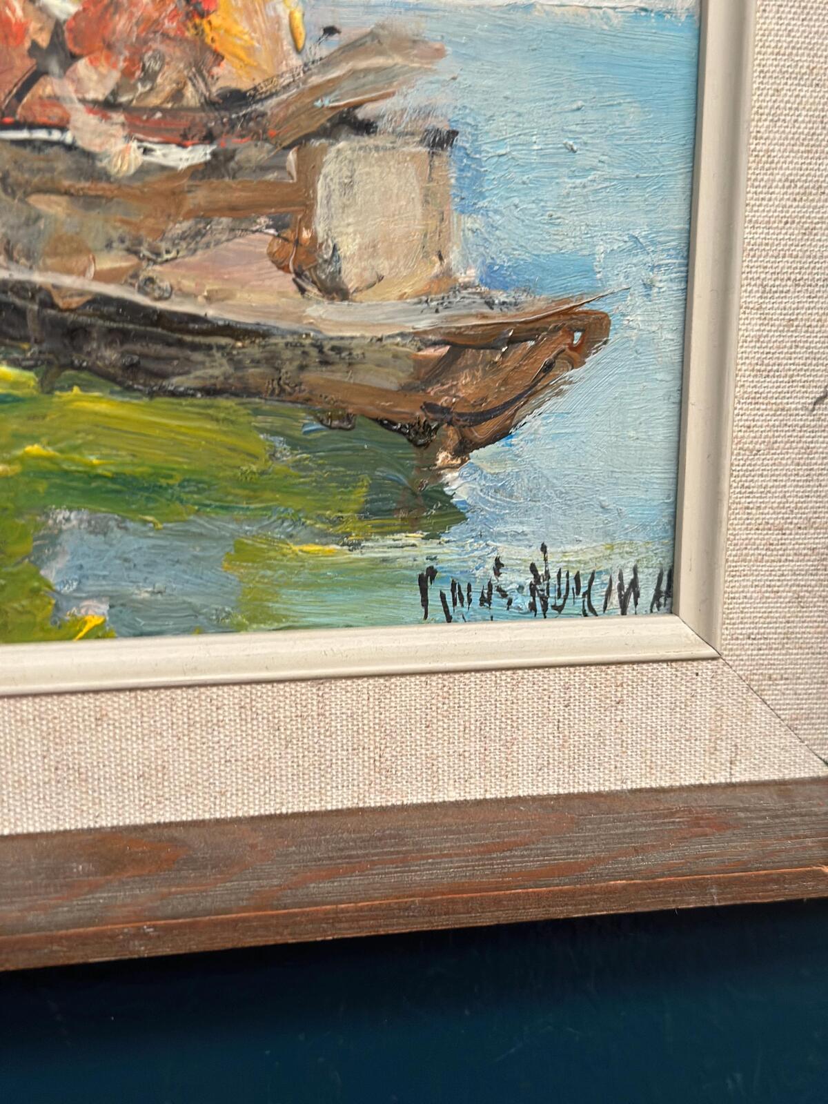 “Harbour Motif” by Knut Norman (1896–1977)