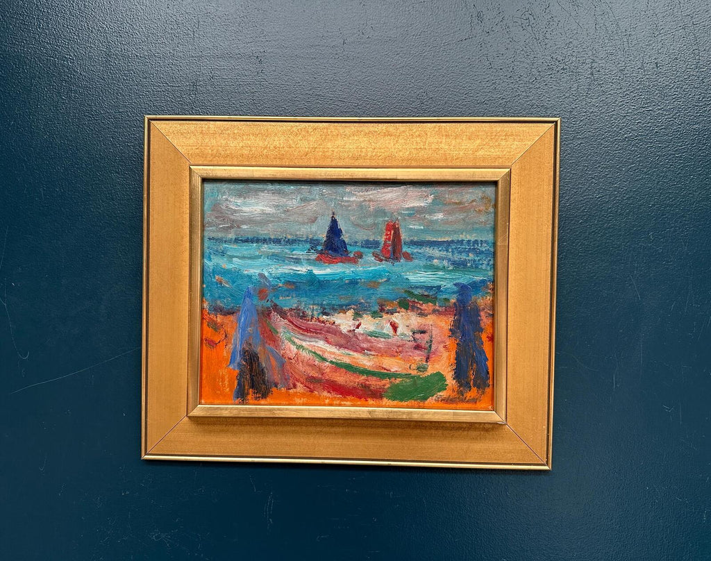 “Coastal Landscape with Fishermen and Boats” by Eric With
