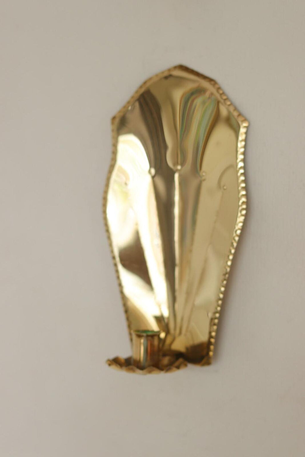Pair Of Mid Century Swedish Brass Sconces