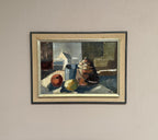 Original Swedish Oil on Panel – “Still Life” Attributed to Åke Wilhelm Andersson –1962 – Vintage & Framed – 63 × 54 cm (24.8" × 21.3")
