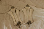 Pair Of Swedish Pewter Sconces By Karin Boström, Linköping Dated 1931
