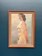 “Nude Study” attributed to Gustaf Gunnar Johansson