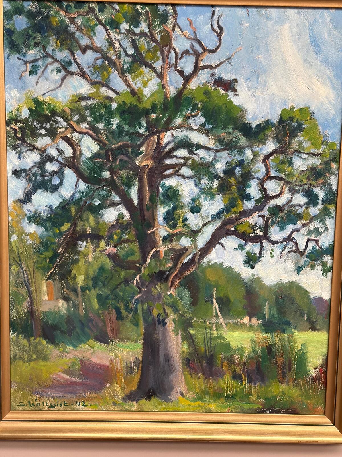 “Majestic Tree” by Sven Wallqvist (1909–1991)
