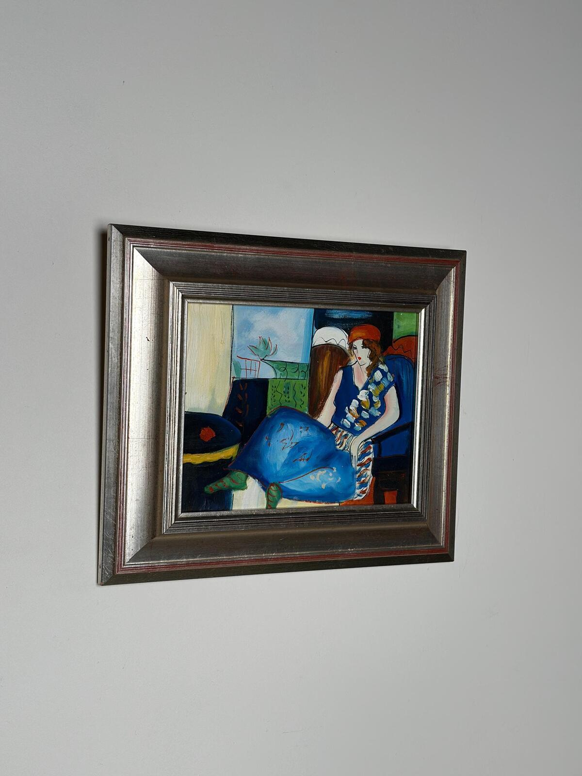 “Seated Woman” by M. Varle