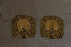Pair of Mid-Century Swedish Brass Sconces