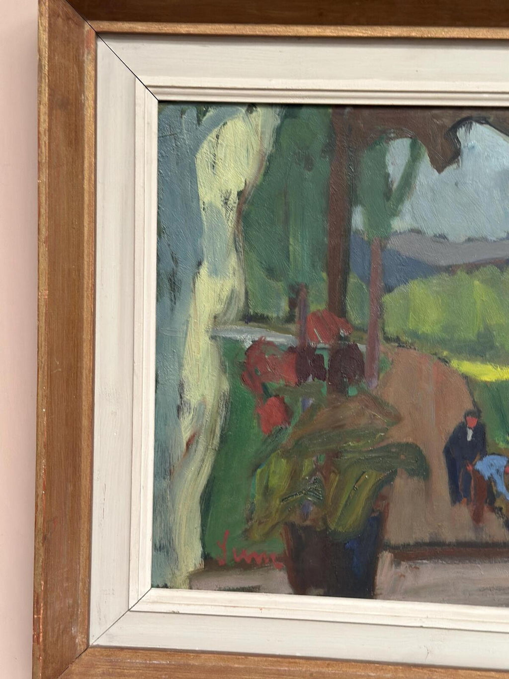 “Window View with Windmill” – Attributed to Sune Petterson