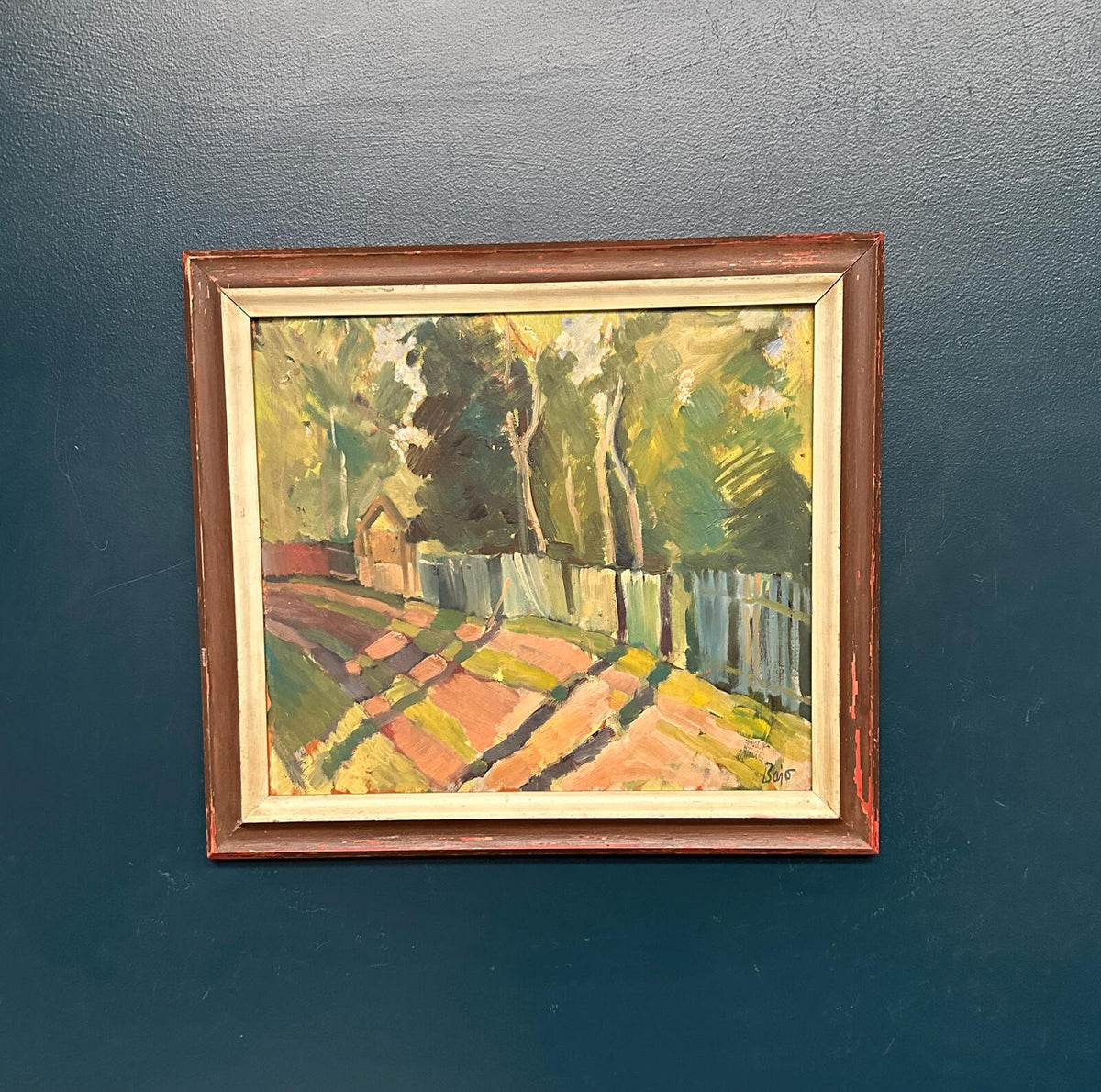 “Landscape with Fence” by Bajo