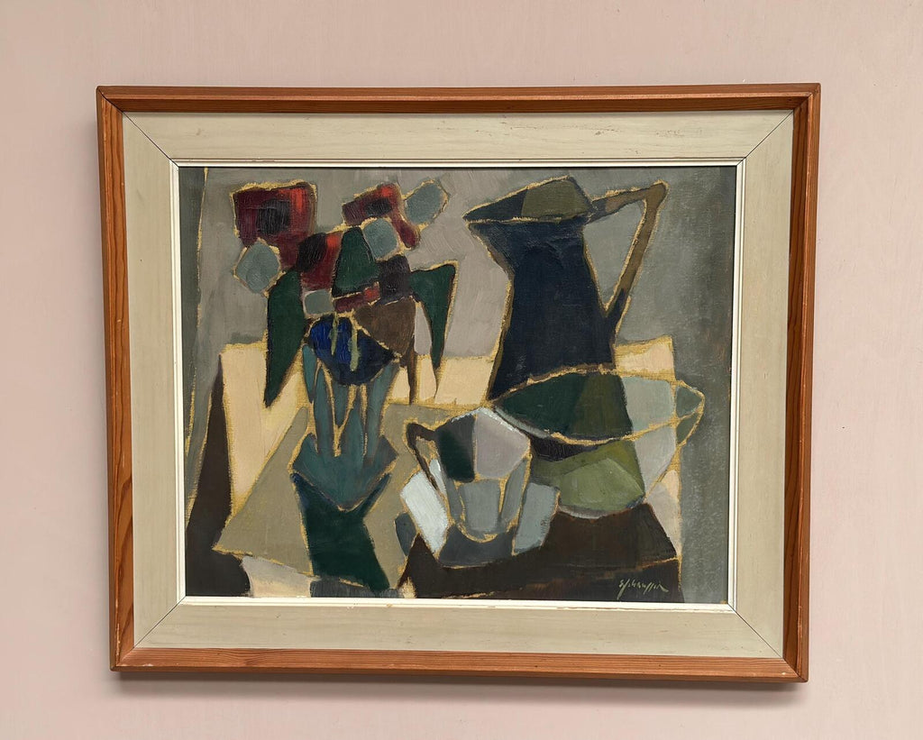“Cubist Still Life” by Sven Johansson (1916–1990)
