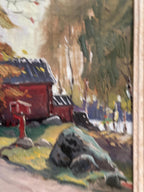 “Road to Red Huts” by Karl Gustaf Strandberg (1891–1981)