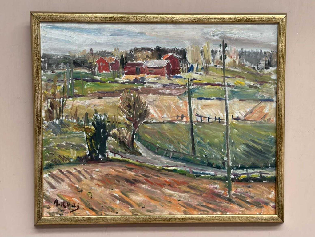 “Landscape” by Alexander Roos (1895–1973)