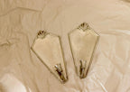 Pair Of Swedish Pewter Sconces By Ystad Tenn