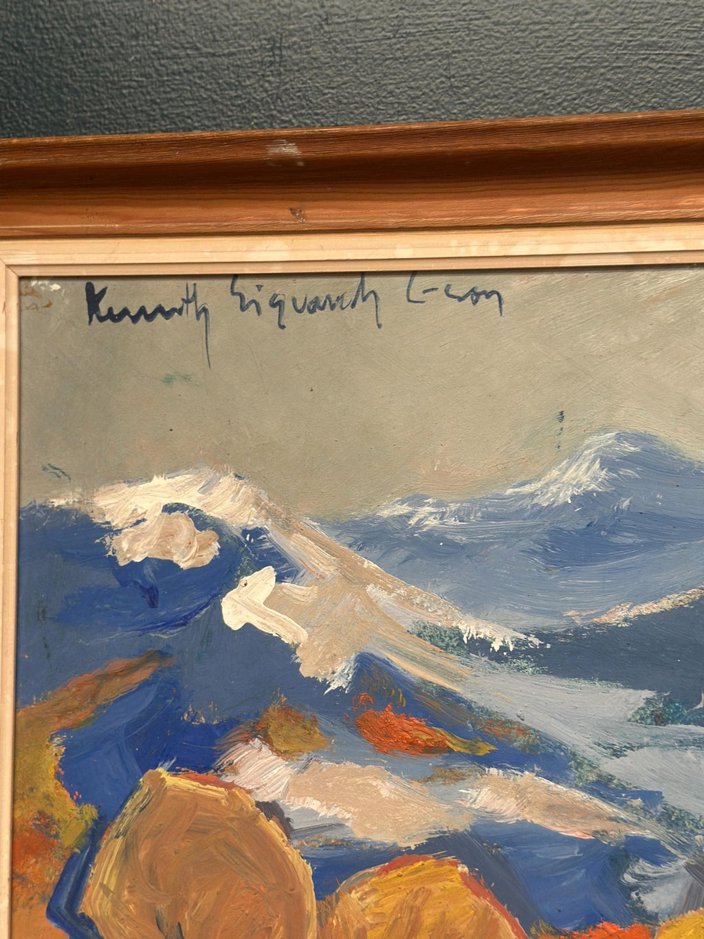 “Trees and Mountains” by Kenneth Sigvard
