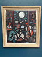 “Interior with People”