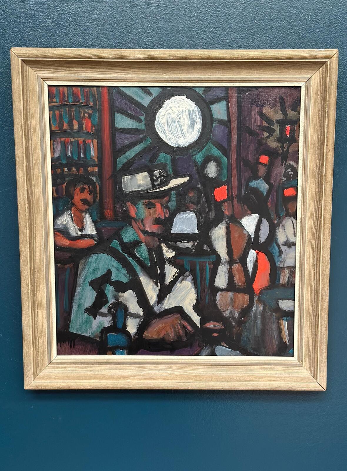 “Interior with People”