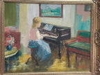 "Woman at Piano” by Nicolai Coster